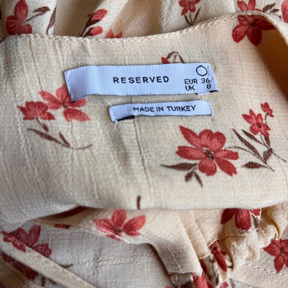 Reserved Floral Dress  36 Uk 8 - Picture 6 of 8
